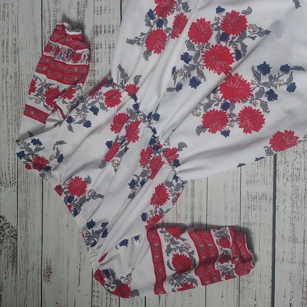 OFF SHOULDER FLORAL MAXI DRESS - Picture 3 of 11